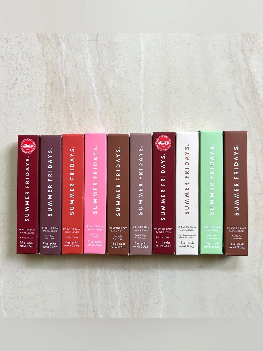 Summer Fridays Lip Balm Set of 10